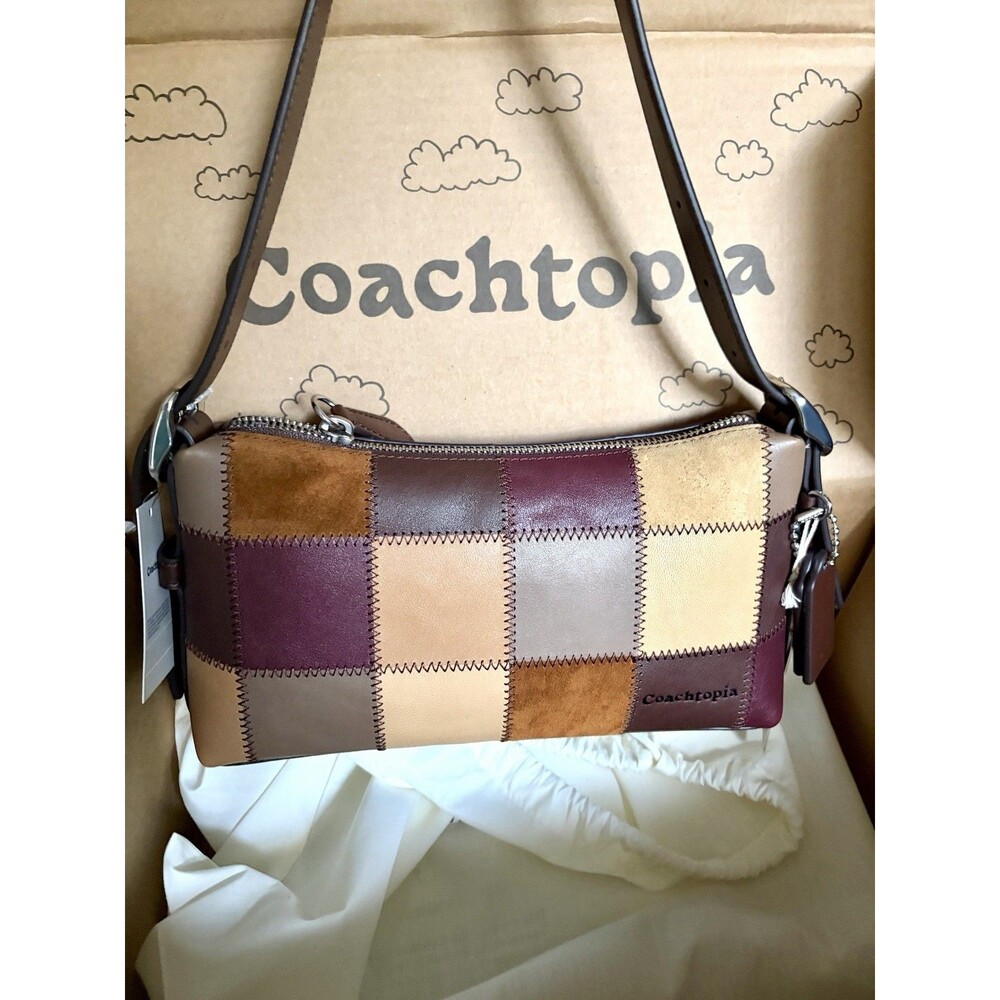 Coach Coachtopia Alter Ego Small Slouchy Shoulder Bag Patchwork Leather NWT